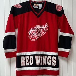 90s Detroit Red Wings Jersey M